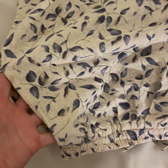 Selene Sport Lightweight Linen Blue/Tan Shorts 2x - Picture 5 of 6